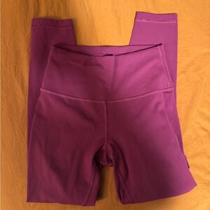SOLD Lululemon Leggings Wunder Train High Rise 25” Deep Luxe 6